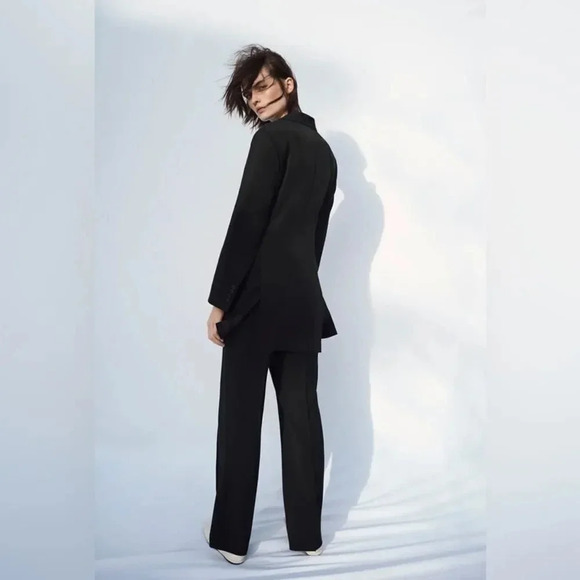 Zara Belted Flowy Pants S size NWT - Picture 2 of 2